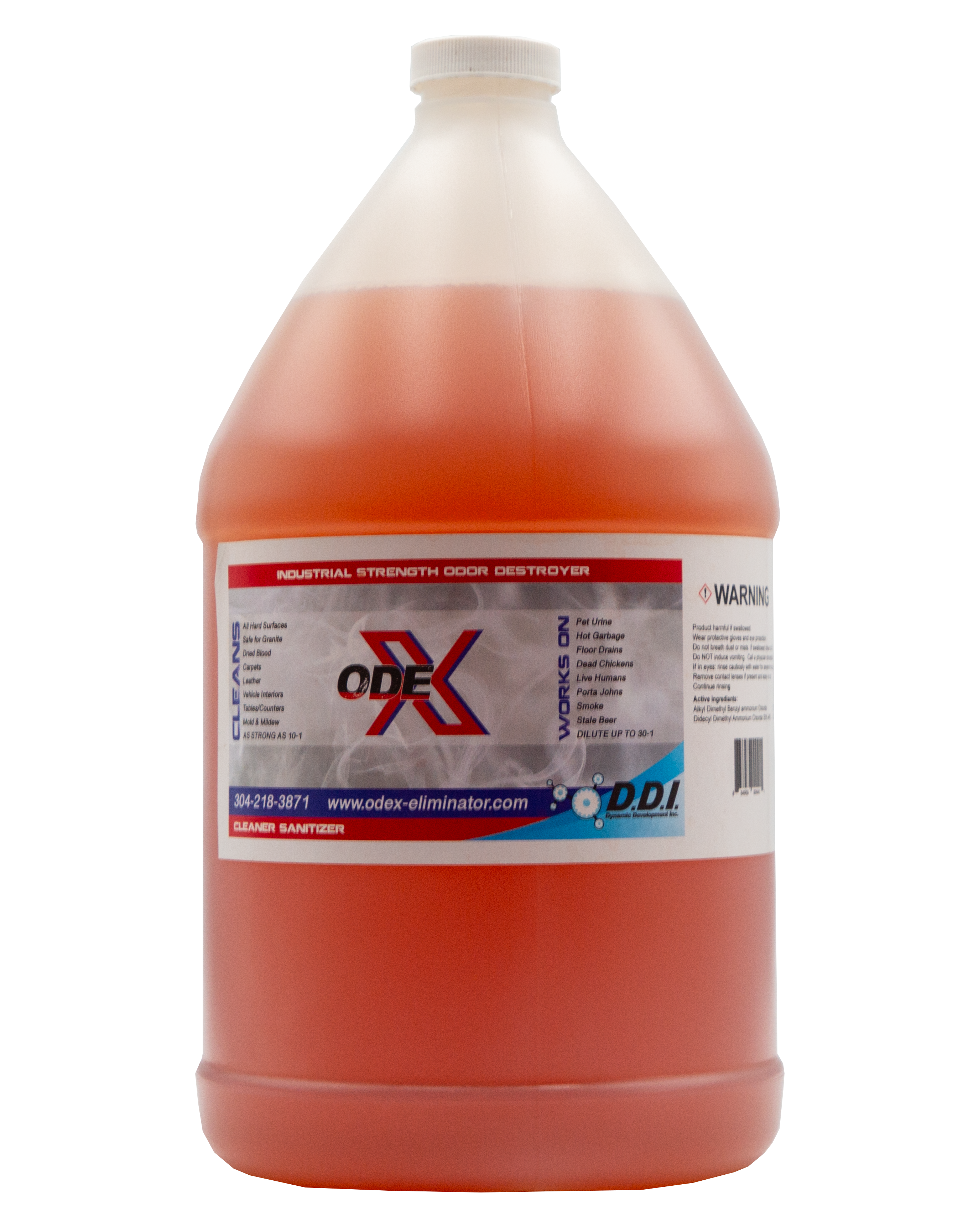 Odex Odor Eliminator & Neutralizer for Home, Office, Car, RV, and Industrial Use – Pet, Vomit, Drain, Smoke, Skunk Odors.   1 Gallon