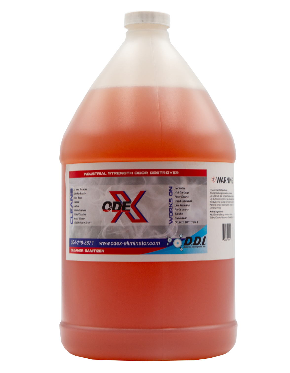 Odex Odor Eliminator & Neutralizer for Home, Office, Car, RV, and Industrial Use – Pet, Vomit, Drain, Smoke, Skunk Odors.   1 Gallon